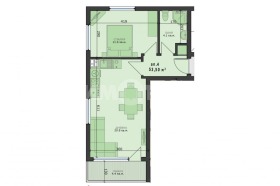 1 chambre Vazrajdane 3, Varna