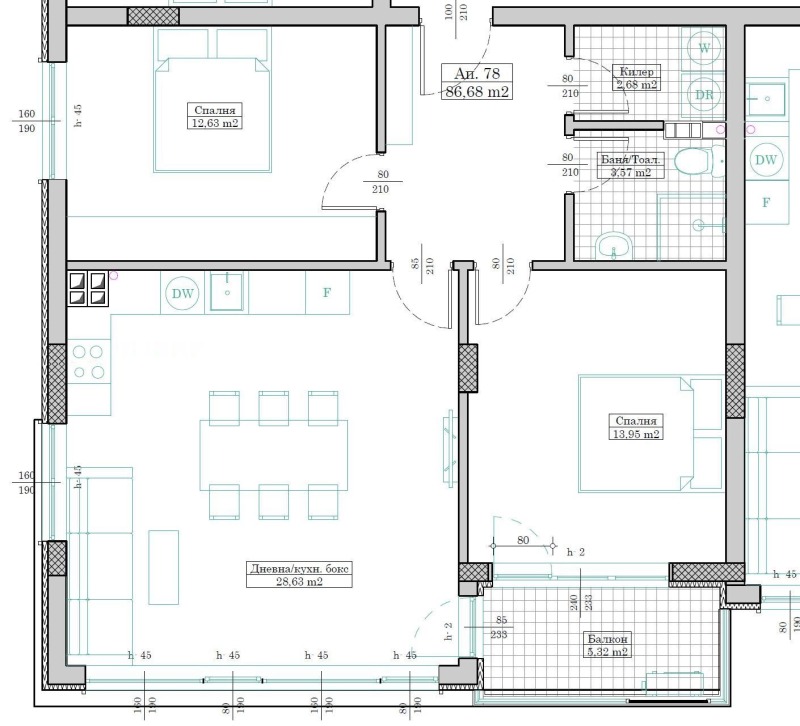 À venda  2 quartos Varna , Pobeda , 98 m² | 86916145 - imagem [8]