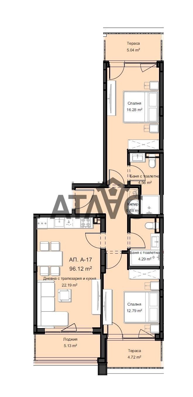 Продава 3-СТАЕН, гр. Пловдив, Остромила, снимка 2 - Апартаменти - 54210138