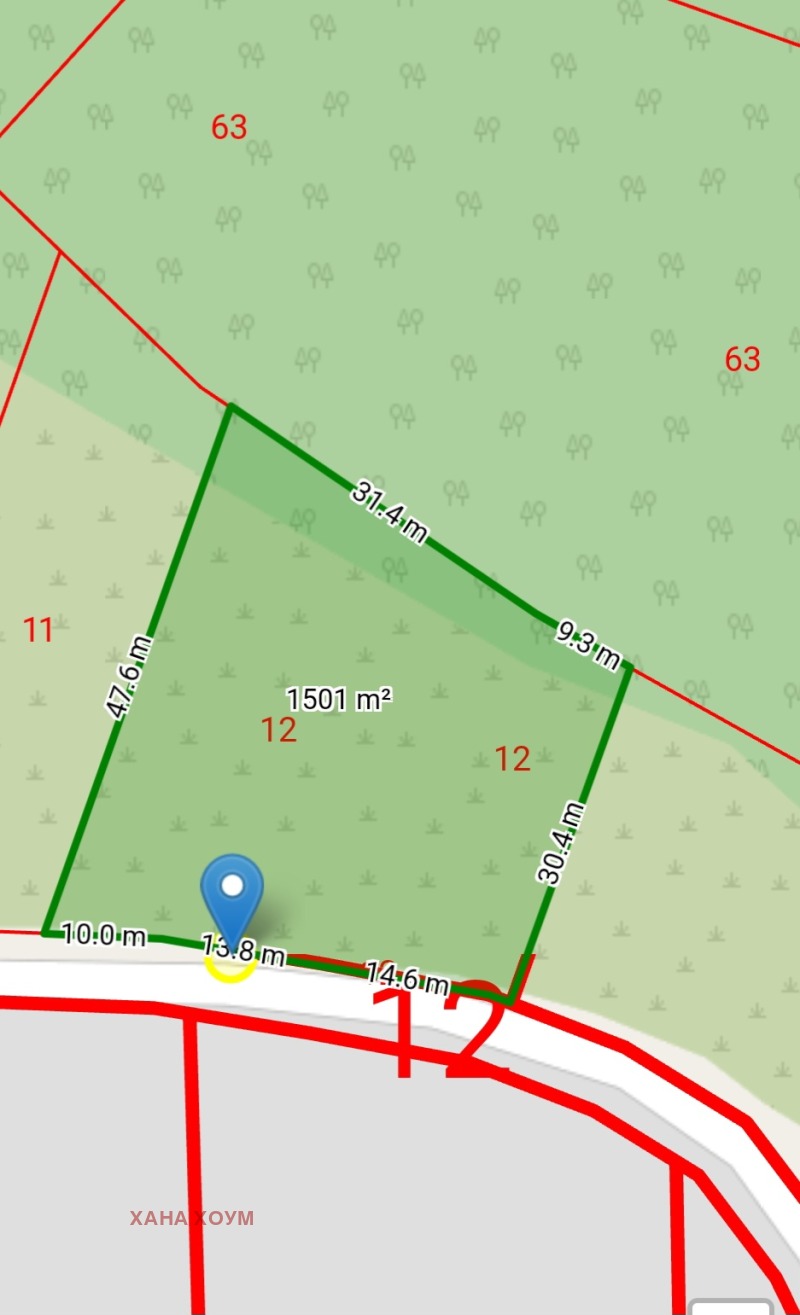 Til salg  Grund region Lovech , Patreshko , 1500 kvm | 98450430 - billede [4]