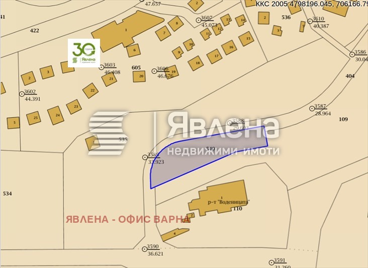 Продается  Сюжет Варна , к.к. Златни пясъци , 1199 кв.м | 86870833 - изображение [2]