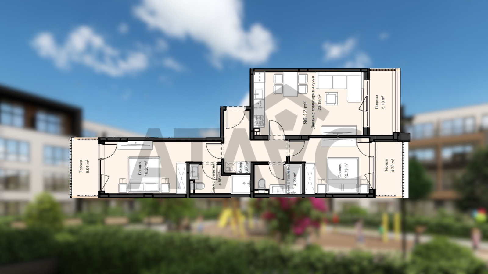 Продава 3-СТАЕН, гр. Пловдив, Остромила