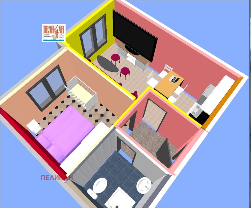 Til salgs  Studio region Veliko Tarnovo , Gorna Orjahovitsa , 55 kvm | 87521999 - bilde [5]