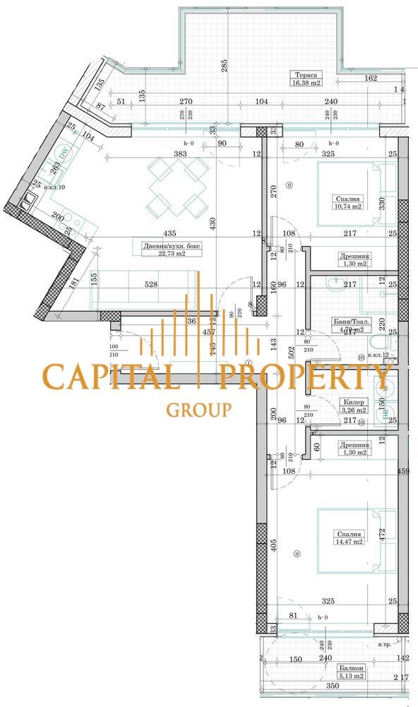 Продава 2-СТАЕН, гр. Варна, Виница, снимка 2 - Aпартаменти - 47935414