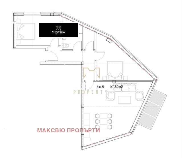 Satılık  2 yatak odası Sofia , Orlandovci , 111 metrekare | 49392371 - görüntü [3]