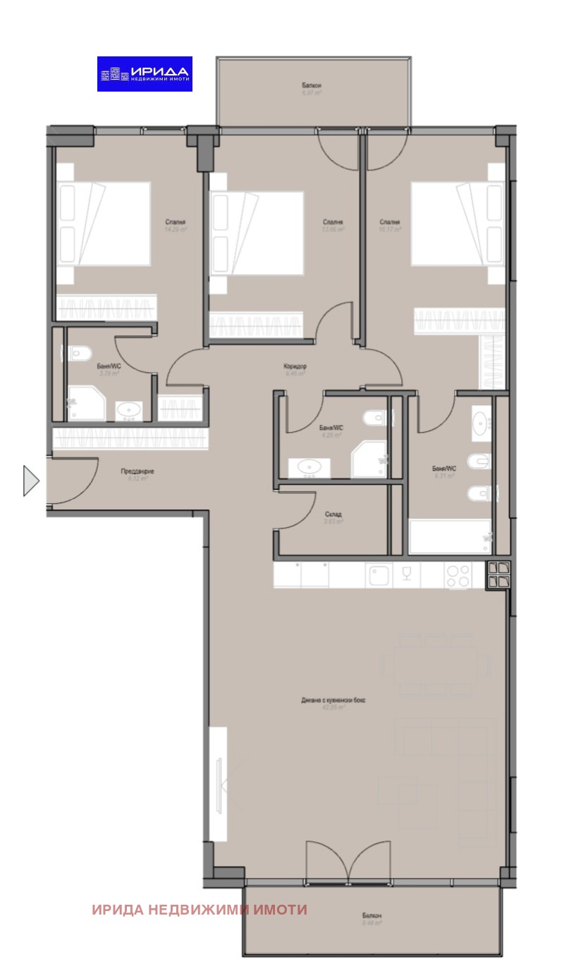 Продава  4-стаен град София , Оборище , 195 кв.м | 57598518 - изображение [4]