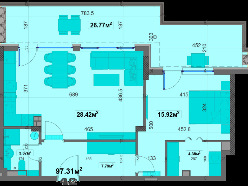 Продава 2-СТАЕН, гр. София, Овча купел, снимка 4 - Aпартаменти - 49572622