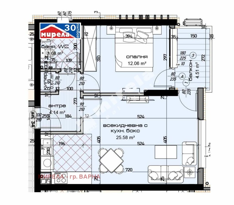 Продава 2-СТАЕН, град Варна, Младост 1 • 115900 € • 88670209 — Holmes.bg