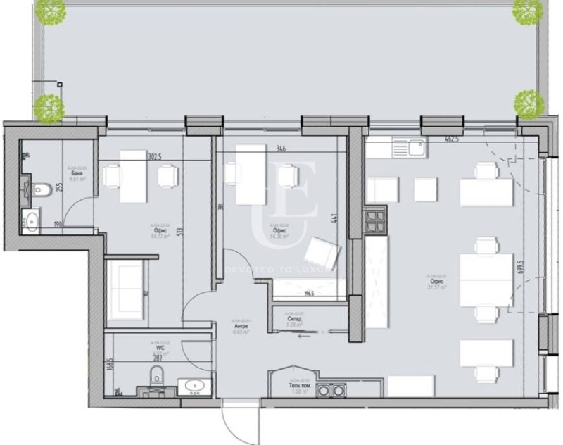 Продава ОФИС, гр. София, Кръстова вада, снимка 5 - Офиси - 53493594