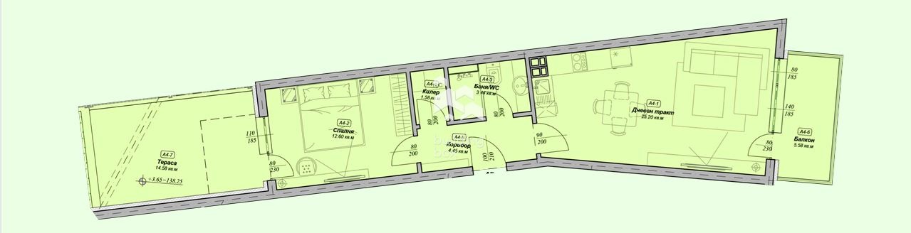 Продава 2-СТАЕН, гр. Варна, Галата, снимка 2 - Апартаменти - 55783966