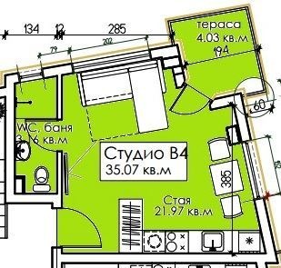 Продава 1-СТАЕН, гр. Созопол, област Бургас, снимка 4 - Апартаменти - 50960401