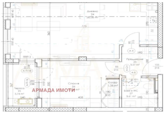 Продава 2-СТАЕН, гр. Пловдив, Беломорски, снимка 1 - Aпартаменти - 47457327