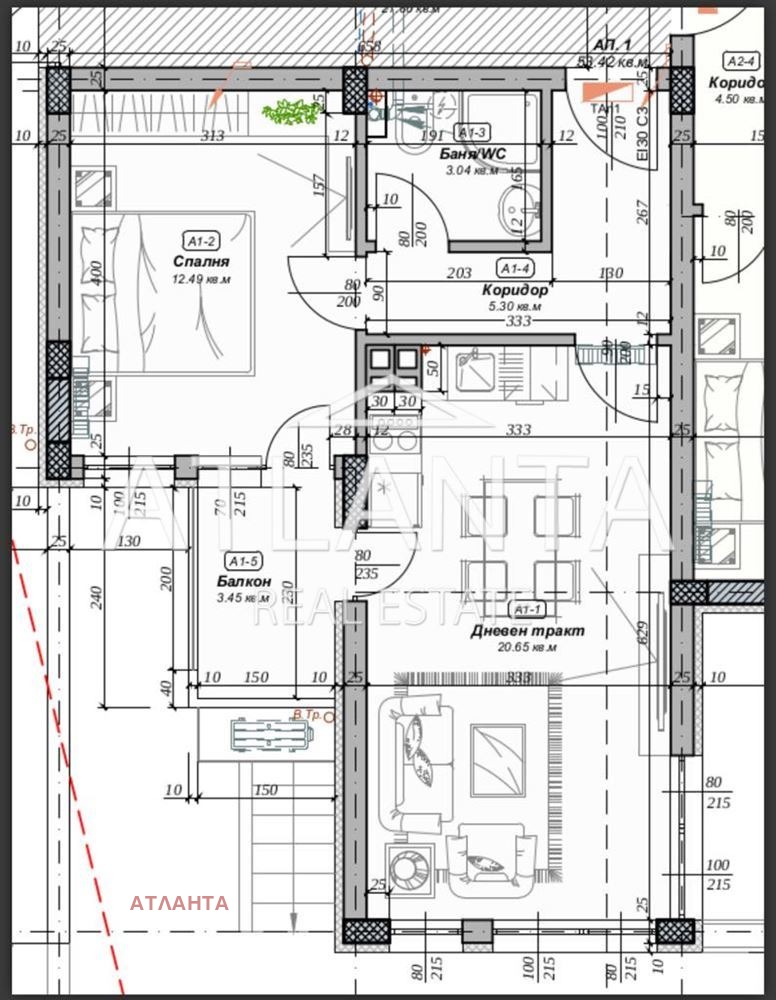 In vendita  1 camera da letto Varna , m-t Pchelina , 72 mq | 25008495 - Immagine [2]