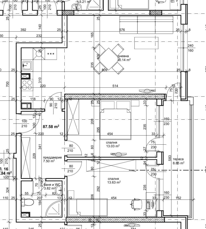 Продава 3-СТАЕН, гр. София, Кръстова вада, снимка 13 - Aпартаменти - 47591805