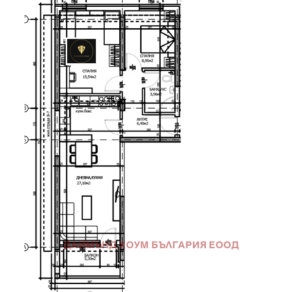 Till salu  2 sovrum Plovdiv , Trakija , 91 kvm | 51408178 - bild [2]