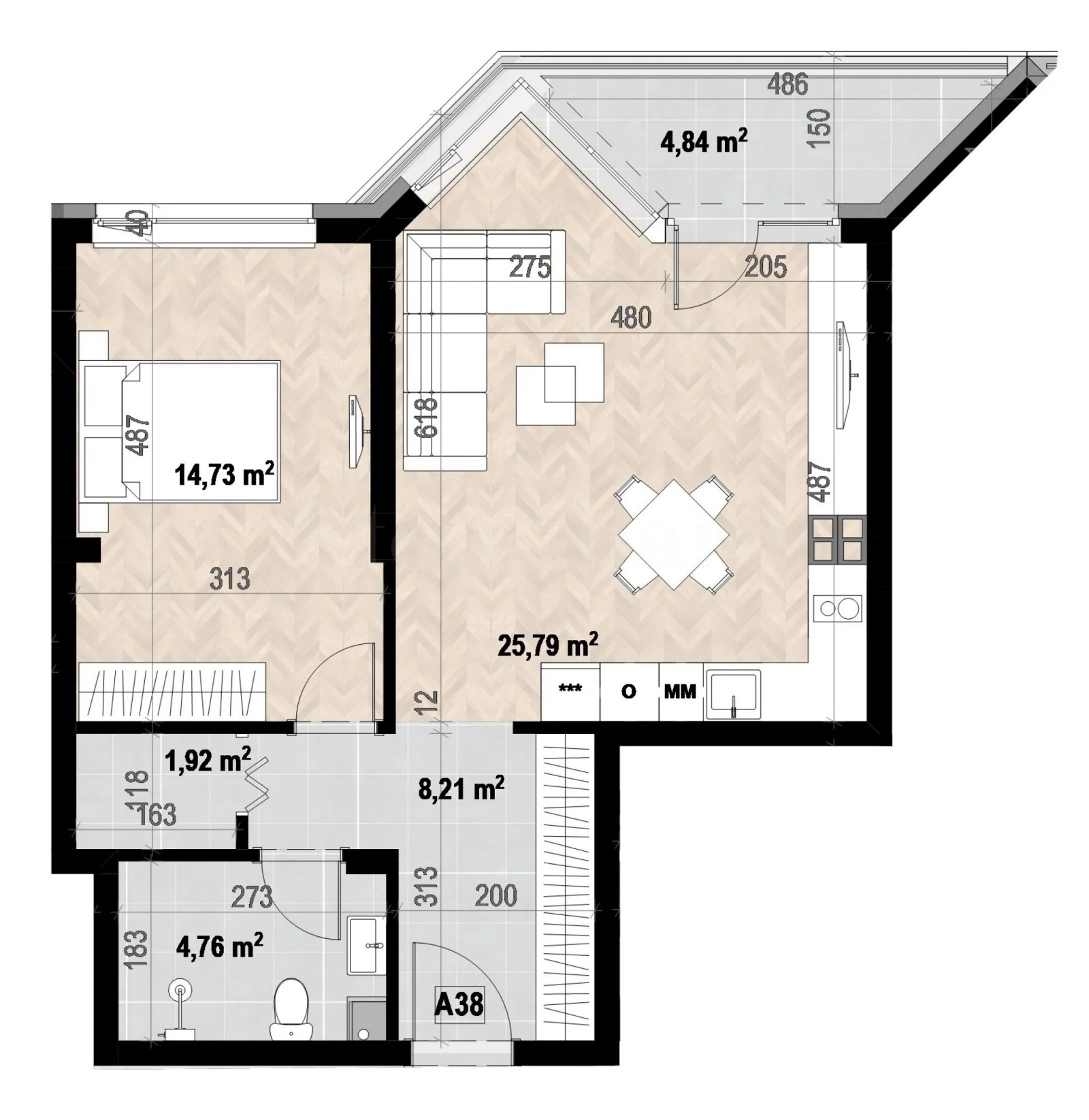 Продава 2-СТАЕН, гр. София, Кръстова вада, снимка 4 - Апартаменти - 55185317
