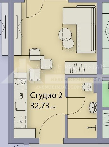 In vendita  Studio regione Burgas , Sozopol , 37 mq | 49296589 - Immagine [2]