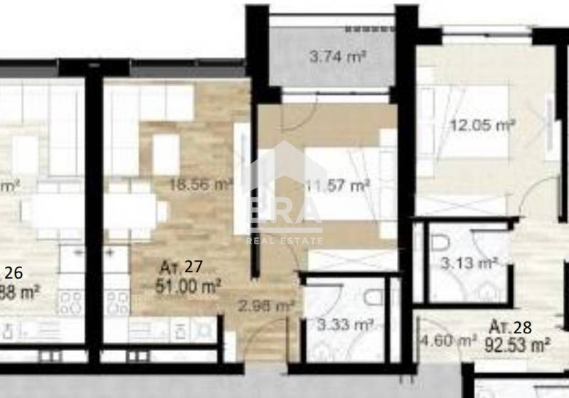 Продаја  1 спаваћа соба Софија , Центар , 60 м2 | 18196300 - слика [3]