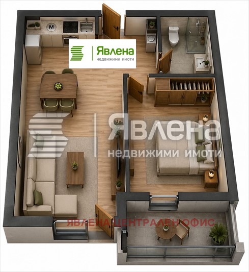 Продава 2-СТАЕН, гр. София, Модерно предградие