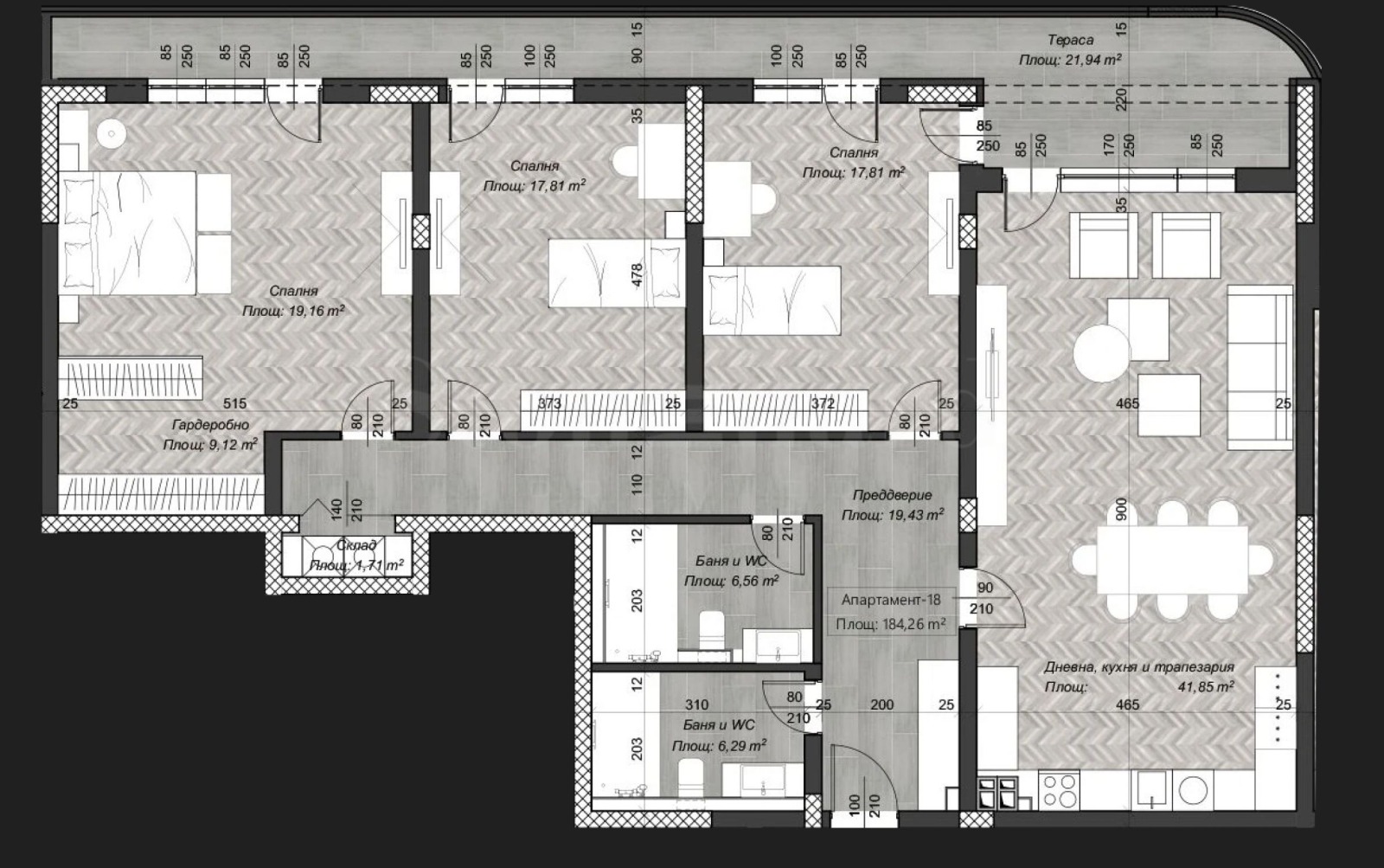 Продава 4-СТАЕН, гр. София, Зона Б-18, снимка 4 - Апартаменти - 54955706