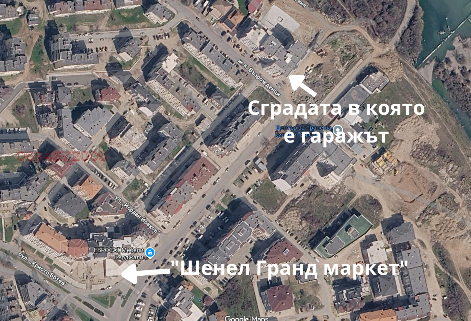 Продава ГАРАЖ, ПАРКОМЯСТО, гр. Кърджали, Възрожденци, снимка 2 - Гаражи и паркоместа - 55533459