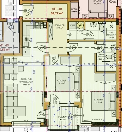Продава 3-СТАЕН, гр. Стара Загора, Железник - център, снимка 3 - Апартаменти - 54540852