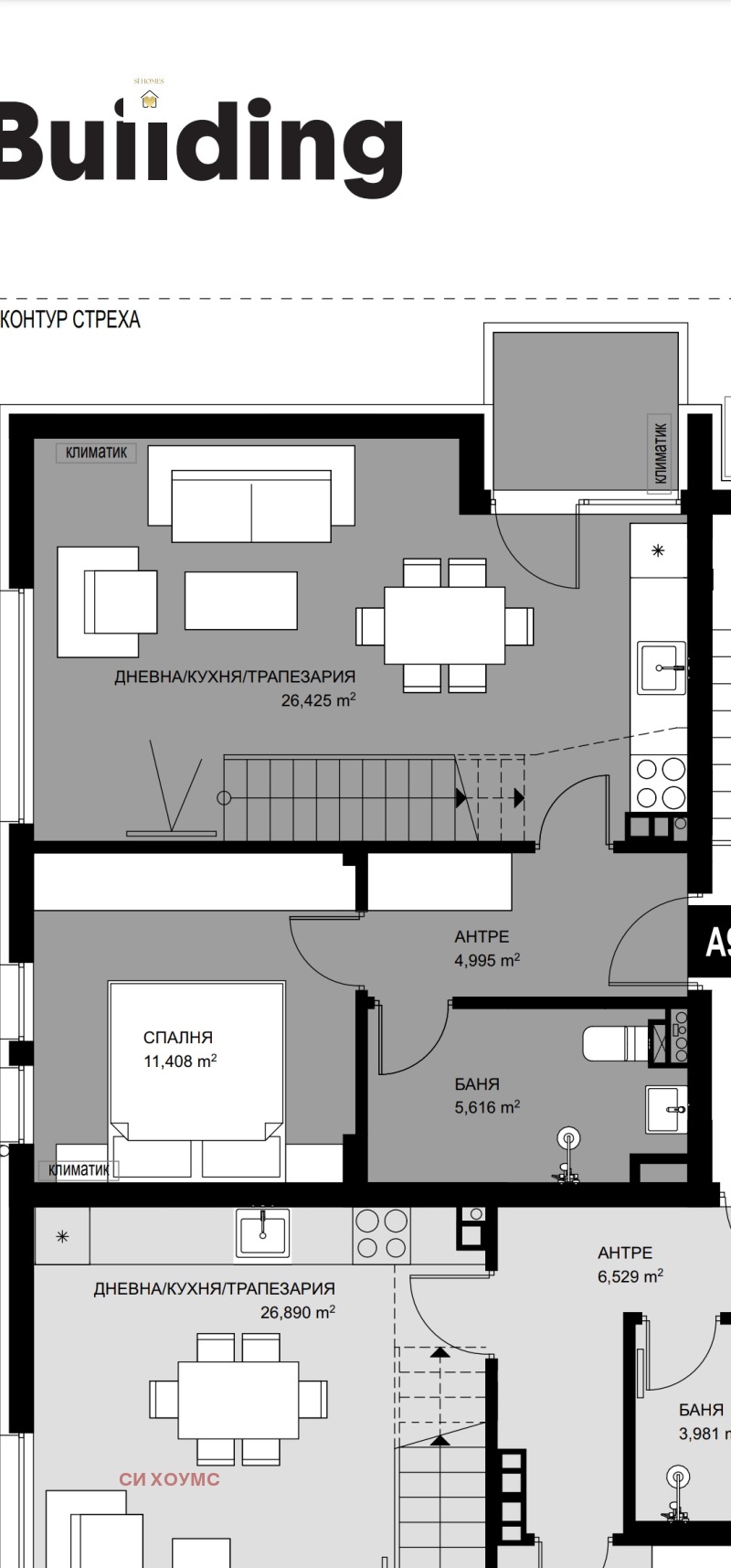 Satılık  3+ yatak odası Sofia , Krastova vada , 130 metrekare | 68597612 - görüntü [17]