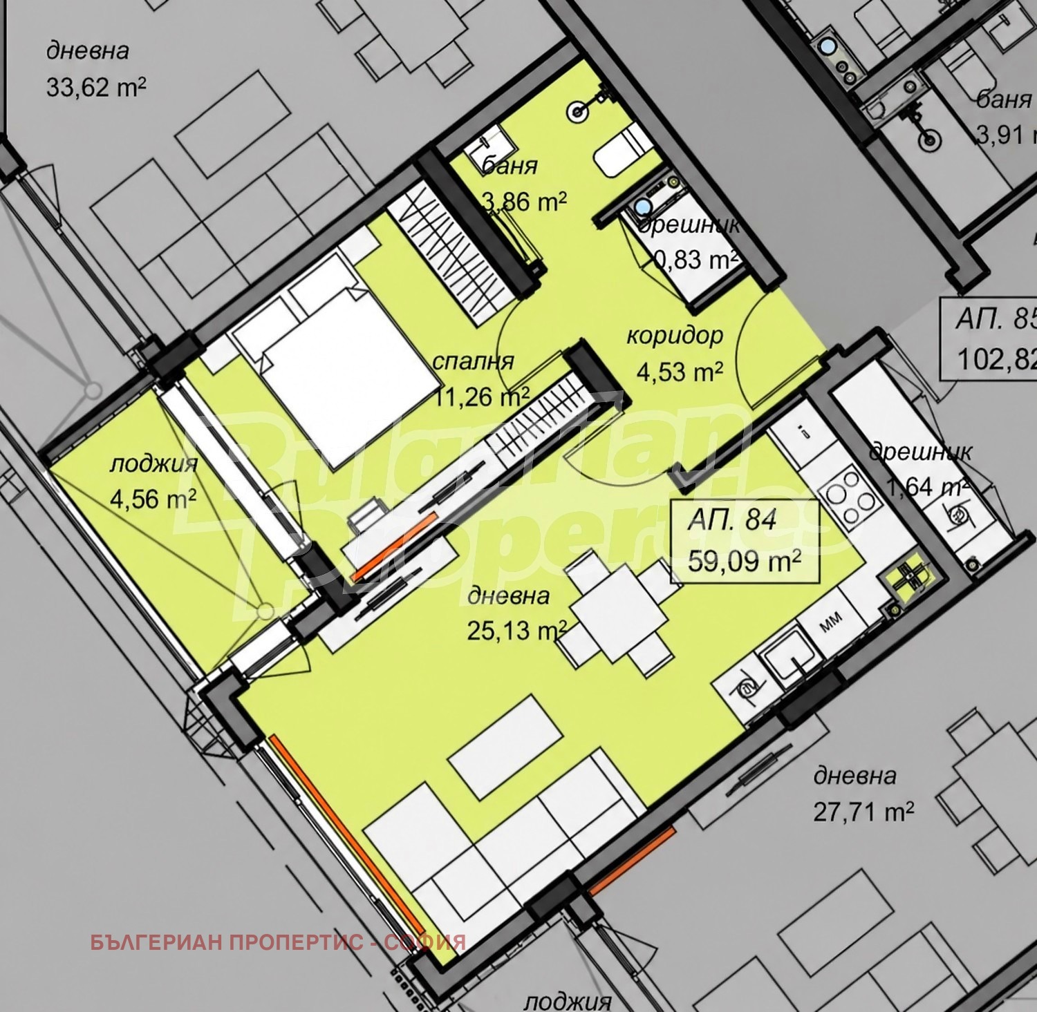 Продава 2-СТАЕН, гр. София, Младост 4, снимка 2 - Апартаменти - 54351453
