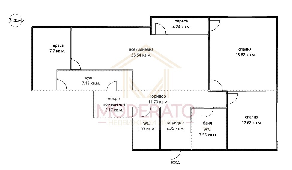 Продава 3-СТАЕН, гр. Бургас, Център, снимка 3 - Апартаменти - 54529304