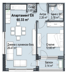 1 bedroom Krastova vada, Sofia 2