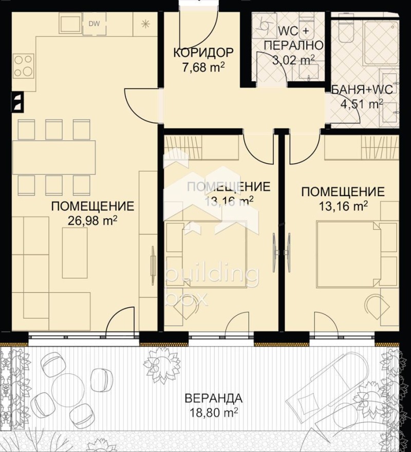 Na prodej  2 ložnice Varna , Briz , 95 m2 | 33218795 - obraz [2]