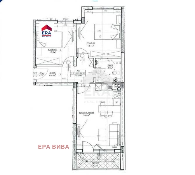 In vendita  2 camere da letto Sofia , Levski G , 82 mq | 65973134 - Immagine [5]