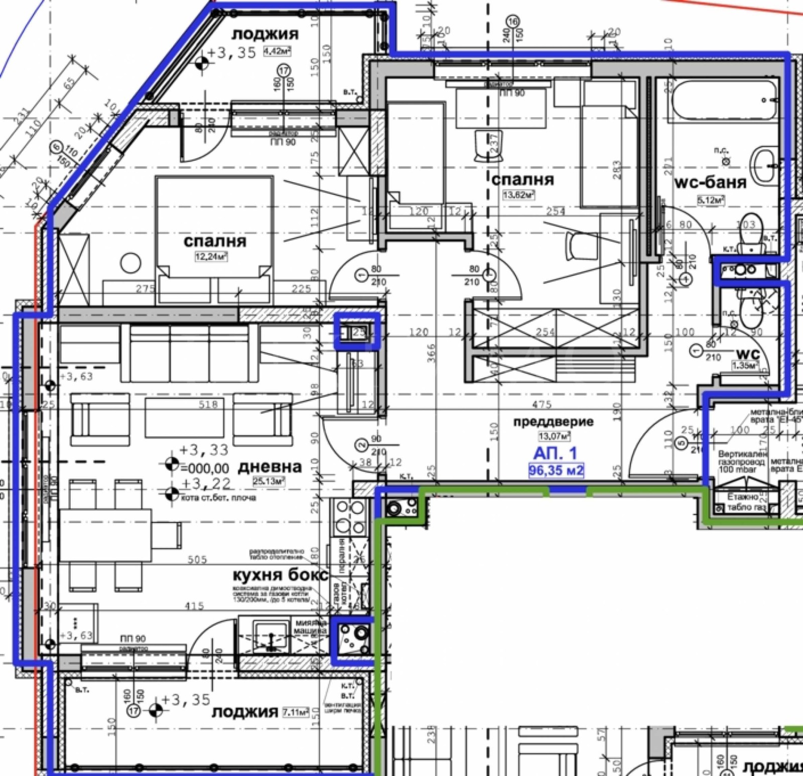 Продава 3-СТАЕН, гр. София, Малинова долина, снимка 17 - Апартаменти - 54293548