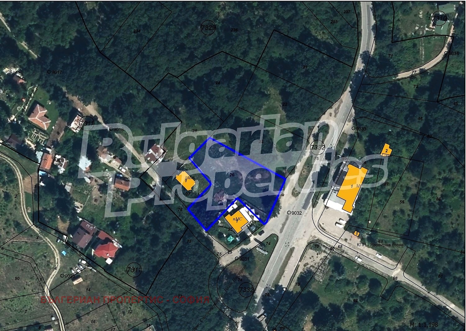 Продава ПАРЦЕЛ, гр. София, м-т яз. Искър
