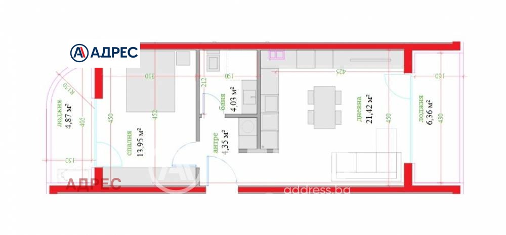 Продава 2-СТАЕН, гр. Варна, Трошево, снимка 4 - Апартаменти - 54564796