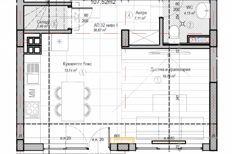 Продава 3-СТАЕН, гр. София, Слатина, снимка 2 - Апартаменти - 52837933