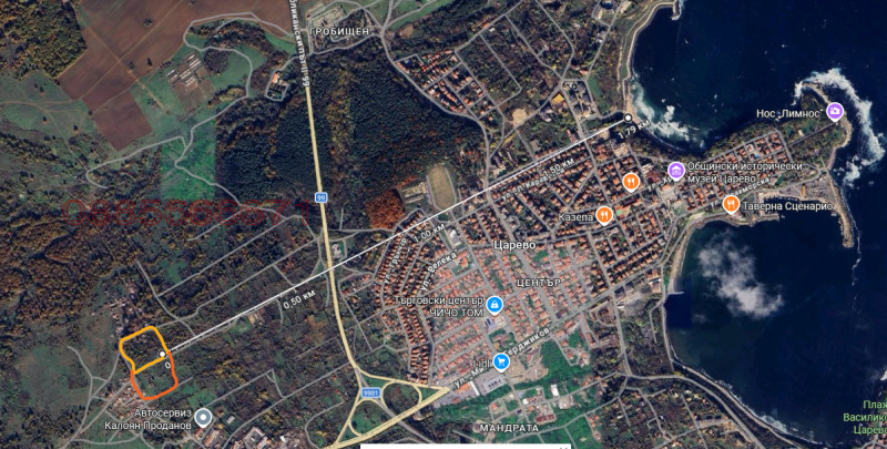 Продава ПАРЦЕЛ, гр. Царево, област Бургас