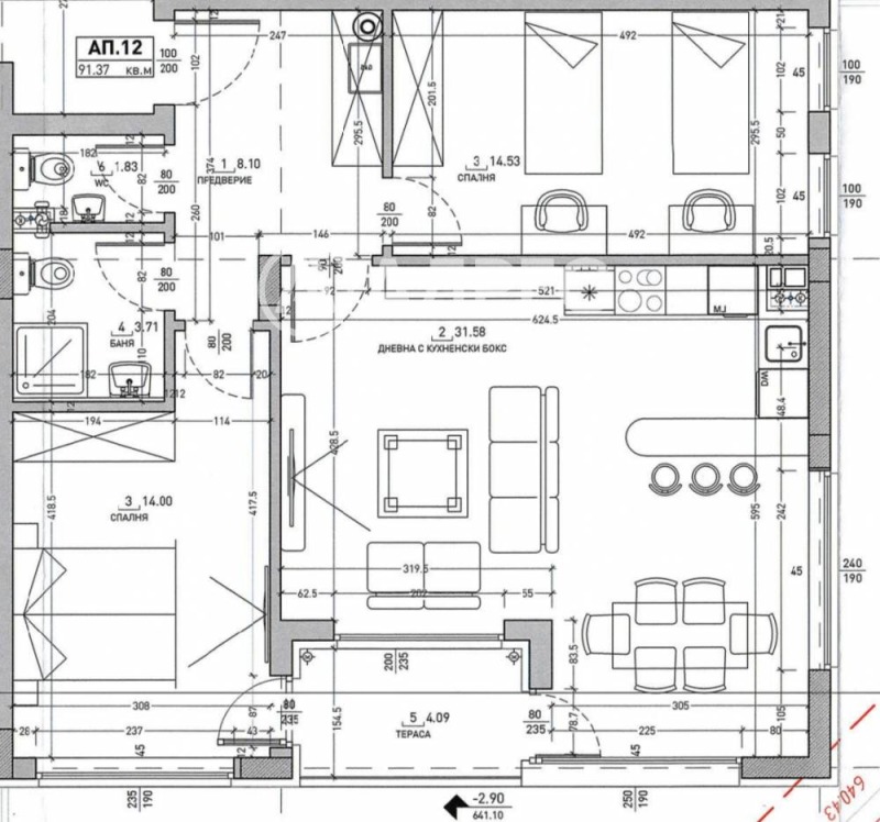 Продава 3-СТАЕН в град София, Малинова долина - 107 кв.м / 216 958 € » 424 332.97 лв., АДРЕС НЕДВИЖИМИ ИМОТИ