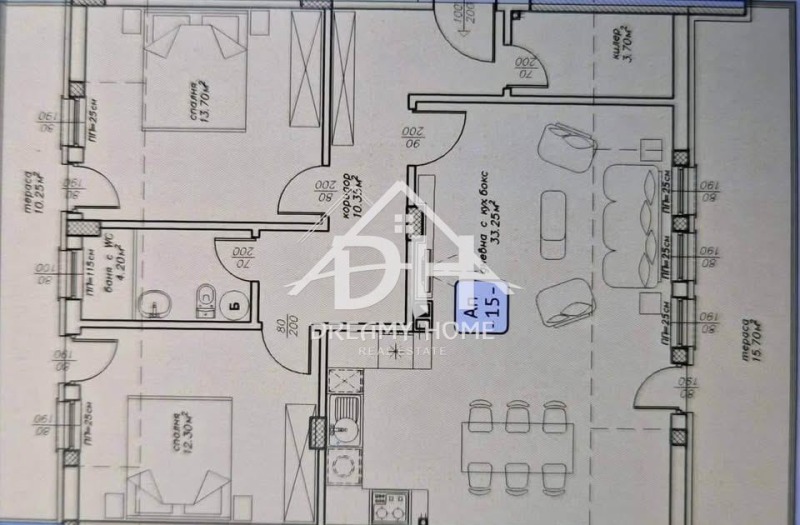 En venta  2 dormitorios Kardzhali , Vazrozhdentsi , 126 metros cuadrados | 69480851