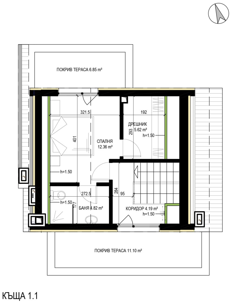 Продава КЪЩА, с. Бистрица, област София-град, снимка 13 - Къщи - 49399767