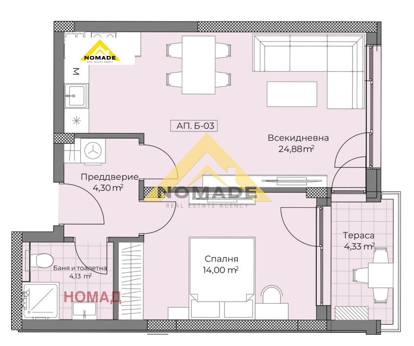 Продава 2-СТАЕН, гр. Пловдив, Остромила, снимка 6 - Апартаменти - 54955775