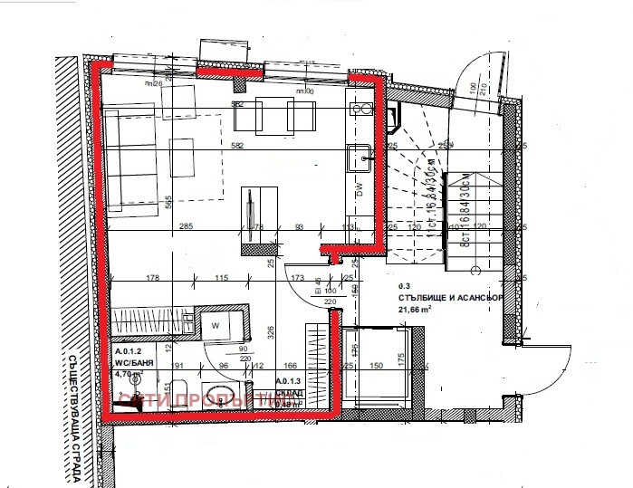 Продава 1-СТАЕН, гр. Благоевград, Широк център, снимка 3 - Aпартаменти - 46827766