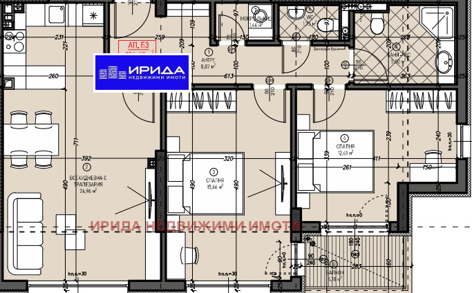 Продава 3-СТАЕН, гр. София, Левски В, снимка 1 - Aпартаменти - 47037357