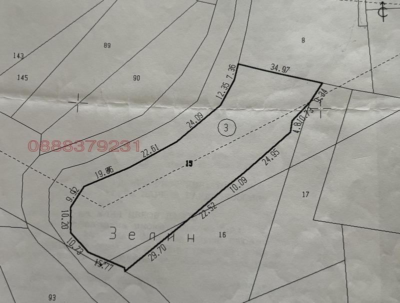 Продава ЗЕМЕДЕЛСКА ЗЕМЯ, гр. Ботевград, област София област