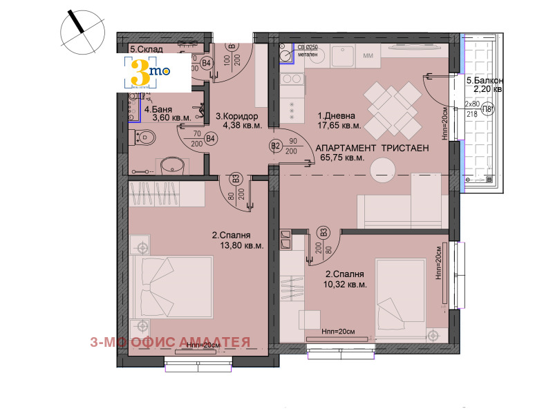 En venta  1 dormitorio Sofia , Lyulin 5 , 76 metros cuadrados | 21188749 - imagen [9]