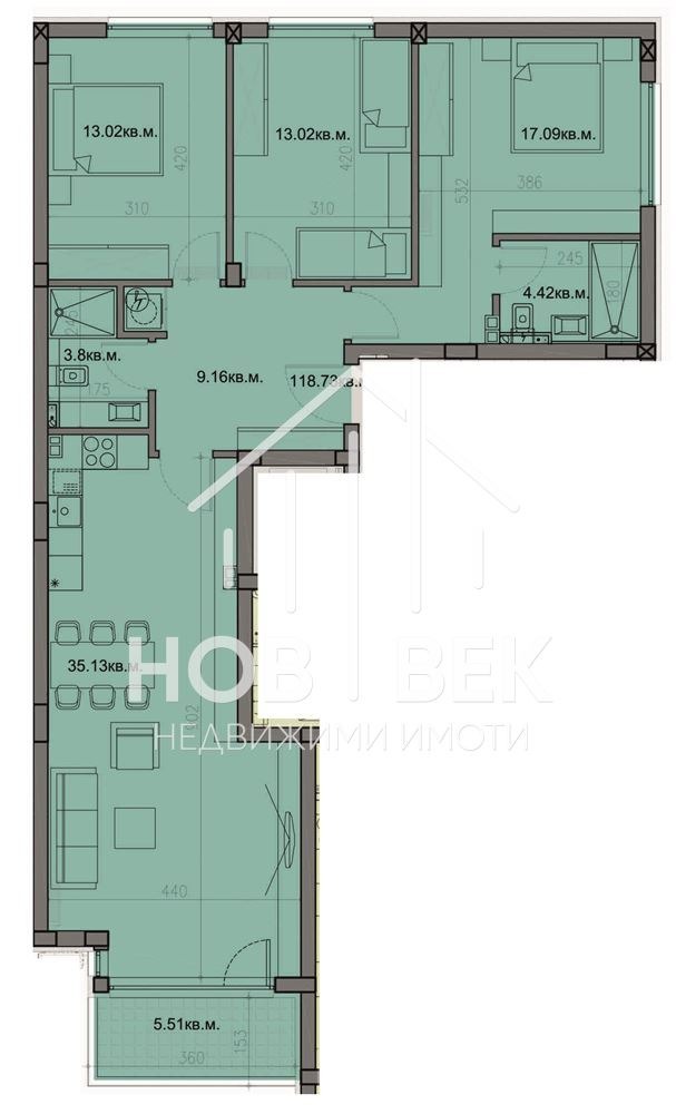 Продава 4-СТАЕН, гр. Варна, Бриз, снимка 2 - Апартаменти - 54548154