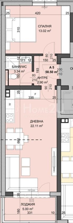 Til salgs  1 soverom Varna , Vinitsa , 70 kvm | 97892803 - bilde [2]