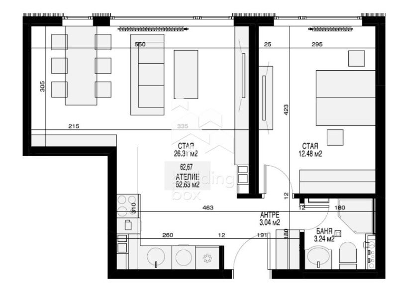 Продава 2-СТАЕН, гр. София, Дианабад, снимка 14 - Aпартаменти - 47631361