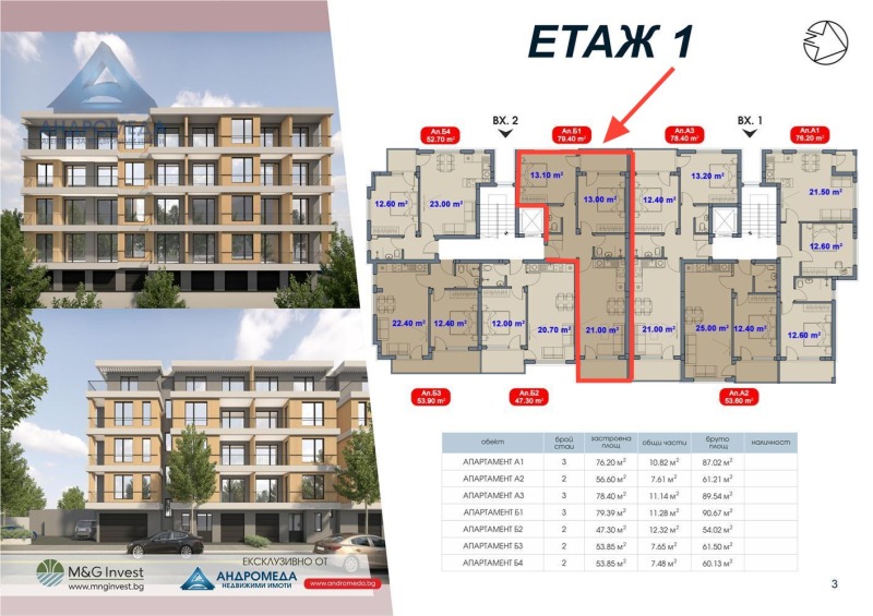 Продава  3-стаен град Плевен , Широк център , 91 кв.м | 14581655 - изображение [2]
