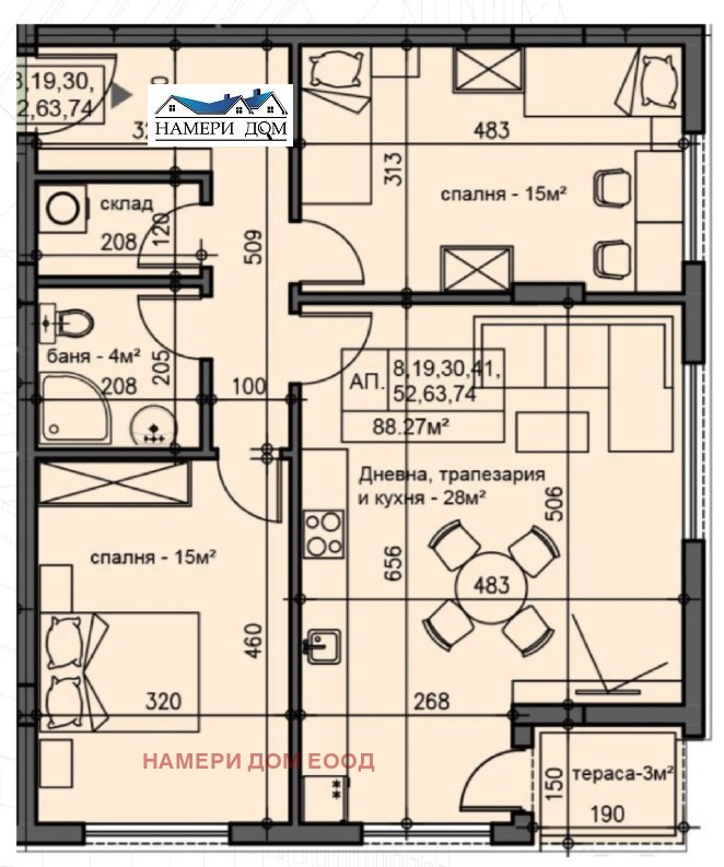 Продава 3-СТАЕН, гр. София, Люлин 9, снимка 2 - Апартаменти - 53442246